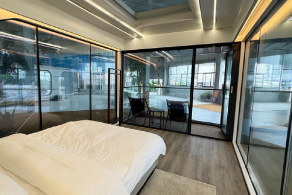 space capsule bedroom